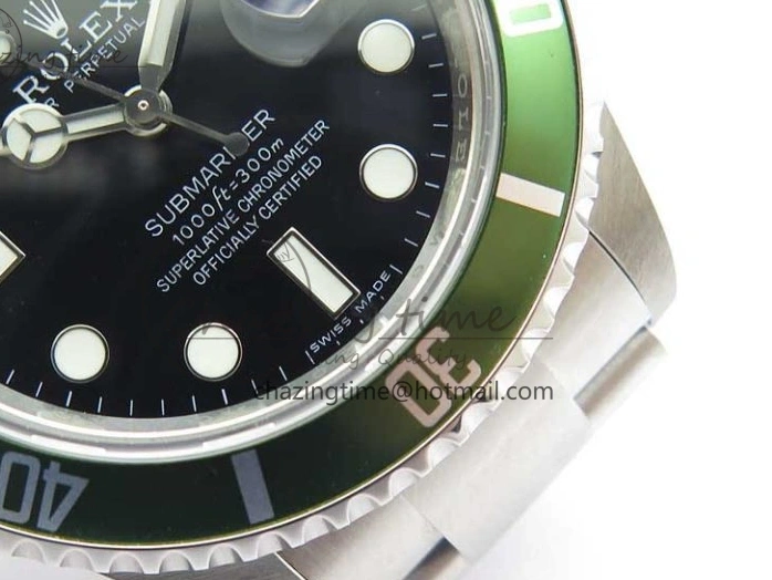 MiroTime 0421 Effortless Submariner 16610 LV Kermit Green 904L Steel ARF1:1 Best Edition on SS Bracelet SH 2577
